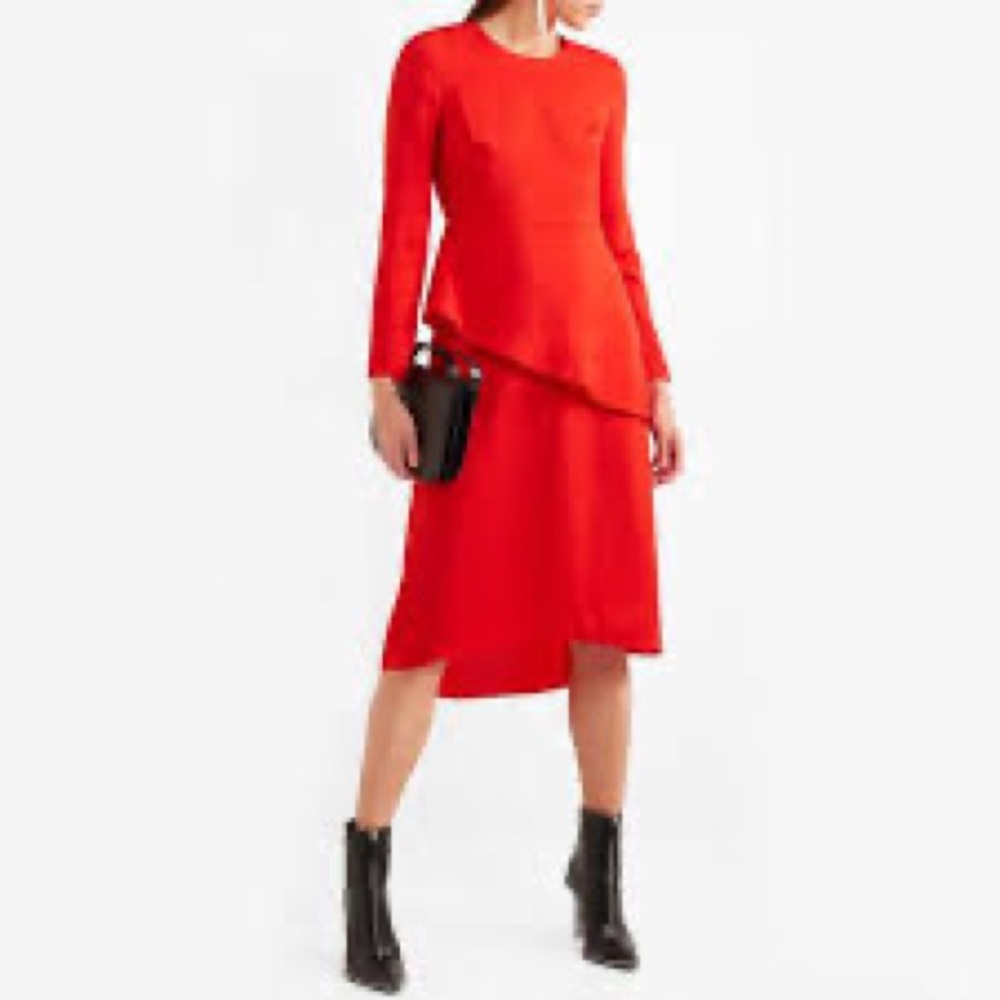 Maje reminia red dress size 1